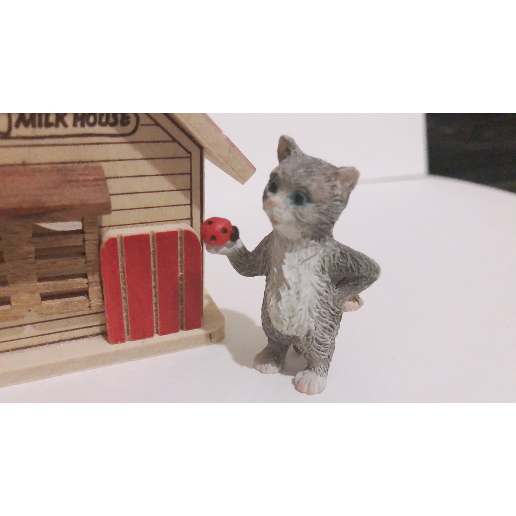 ✤鳩日堂 日本草津限定可愛貓咪牛奶小木屋存錢筒 擺飾裝飾 日本選物帶回