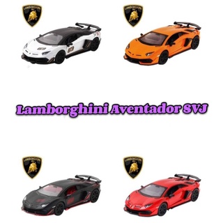 1:32聲光迴力合金車Lamborghini Aventador SVJ藍寶堅尼模型車 ST安全玩具 百貨公司也有販售