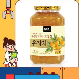 零食研究所 韓國 柚子茶 蜂蜜柚子茶 1kg/罐 韓國香醇養生蜂蜜柚子茶 韓國柚子茶 冷熱皆可 沖泡飲品 柚子茶 玻璃瓶