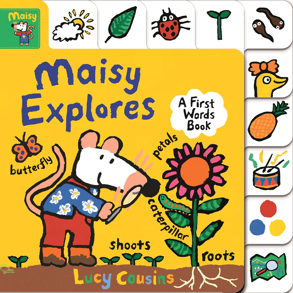 Maisy Explores：A First Words Book 小鼠波波的生活單字書(美國版)（外文書）