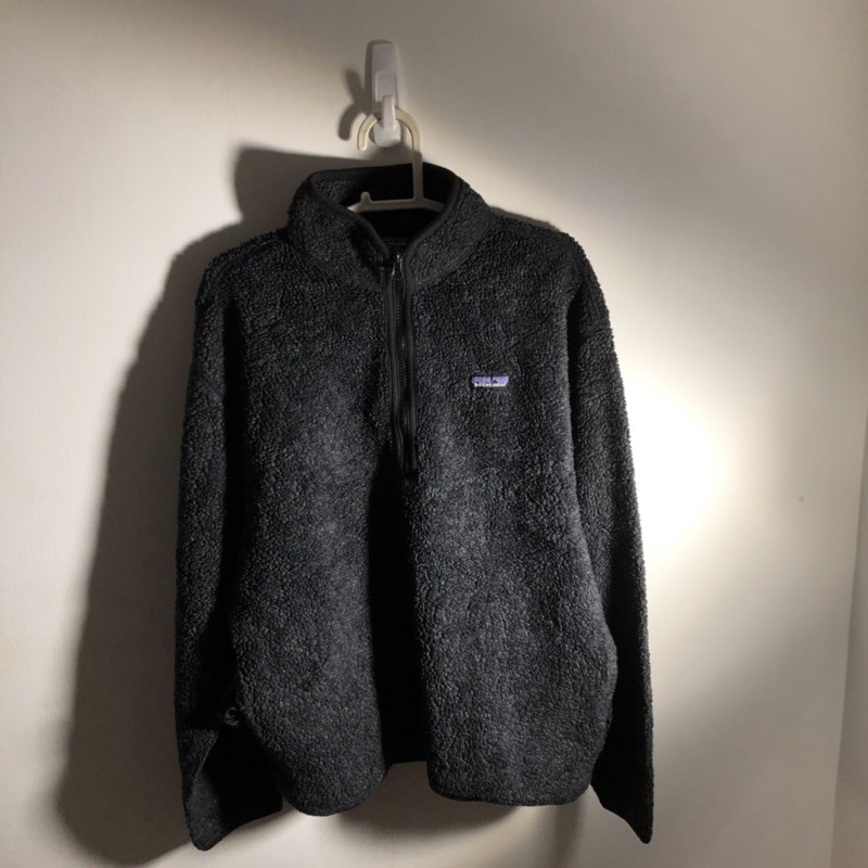 Patagonia pullover fleece 黑色 泰迪熊外套 vintage 古著(附實穿照）