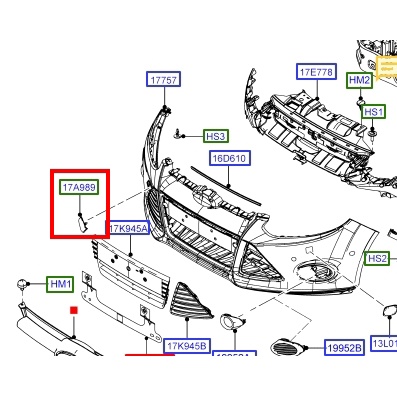 【JT福特原廠】FOCUS MK3 2012-2015 正廠 前拖車蓋 拖車蓋 前保拖車蓋 前保險桿拖車蓋