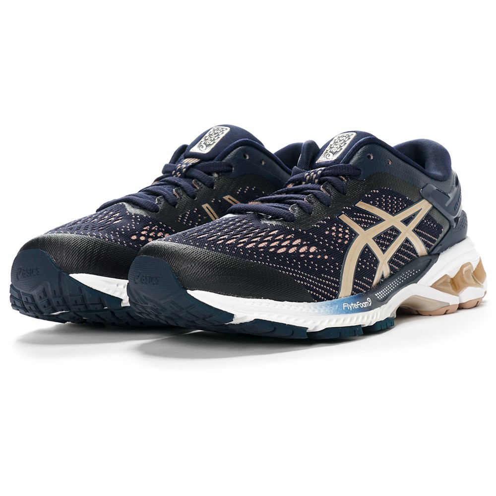 ASICS GEL-KAYANO 26 女款 寬楦 支撐款 運動 慢跑 跑步鞋 1012A459-400