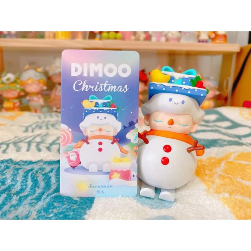 Dimoo聖誕系列—雪人、Labubu甜點系列—義式奶凍  兩款合售