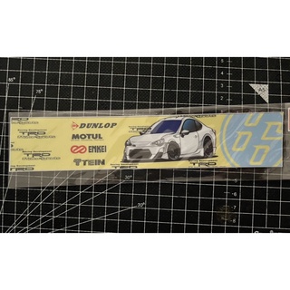 Toyota gt86 防水貼紙 4cm x20cm