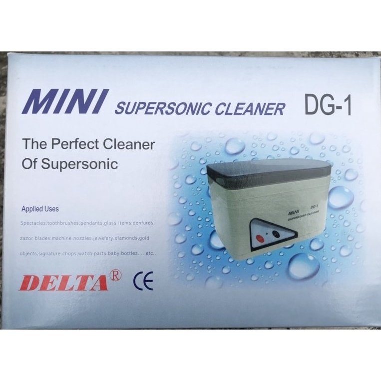 台製 Delta MINI DG-1超音波洗淨機 眼鏡/珠寶首飾/噴霧器噴嘴/精密機件/電鬍刀清洗清潔 只用5次廉售