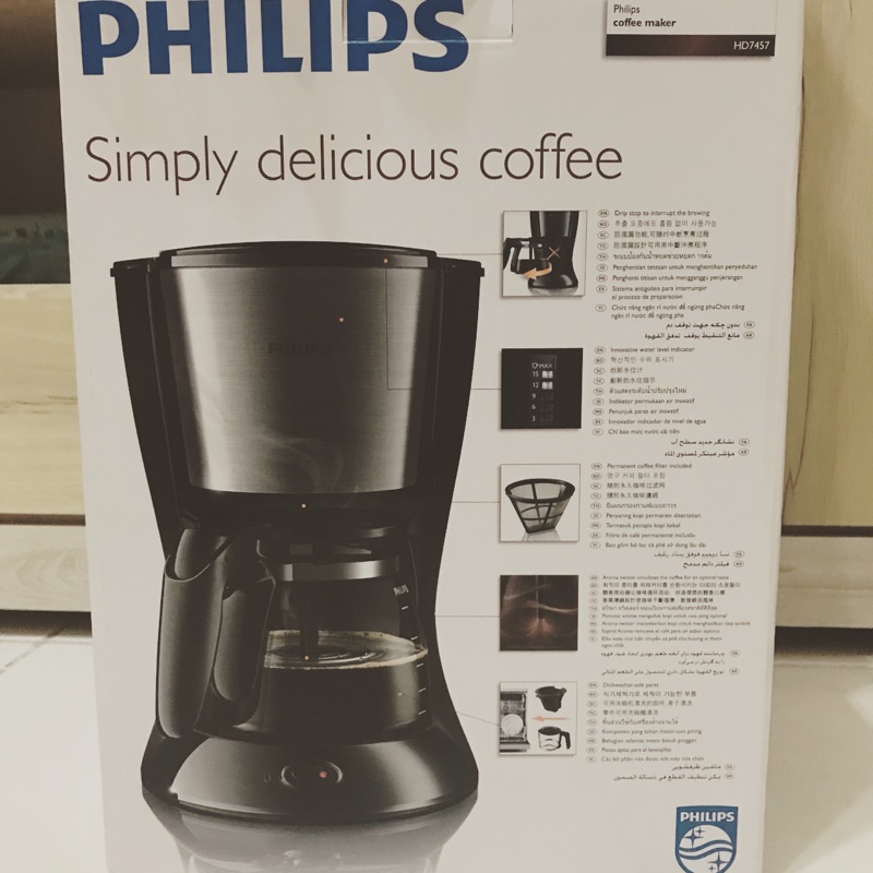 飛利浦 PHILIPS Daily 滴漏式咖啡機 HD7457