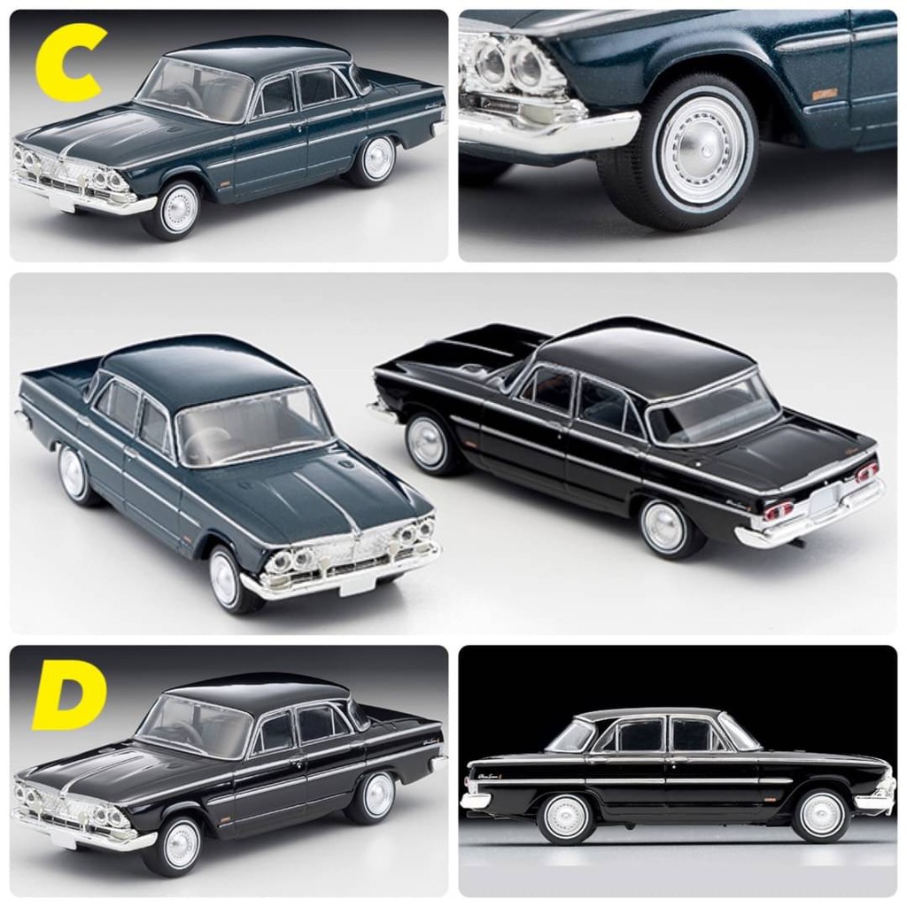 有翼雲 現貨前日產prince Gloria 66年式樣深藍色紺色黑色經典名車tomica Tlv 蝦皮購物