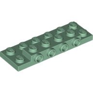 磚家 LEGO 樂高 砂綠色 Plate 2x6x2/3 Studs on Side 側接轉向薄板 轉向薄板 87609