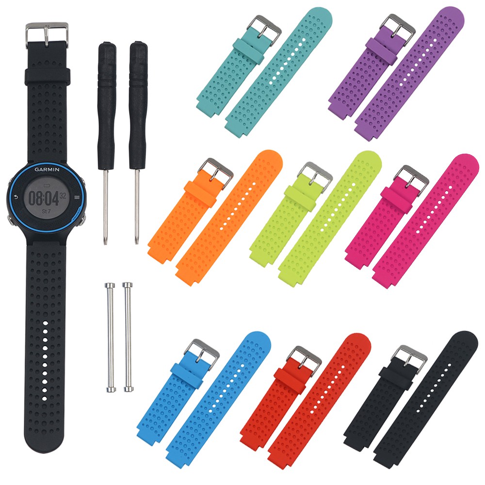 Garmin Forerunner 220 230 235 620 630 735 替換錶帶 佳明腕帶 路跑 表帶