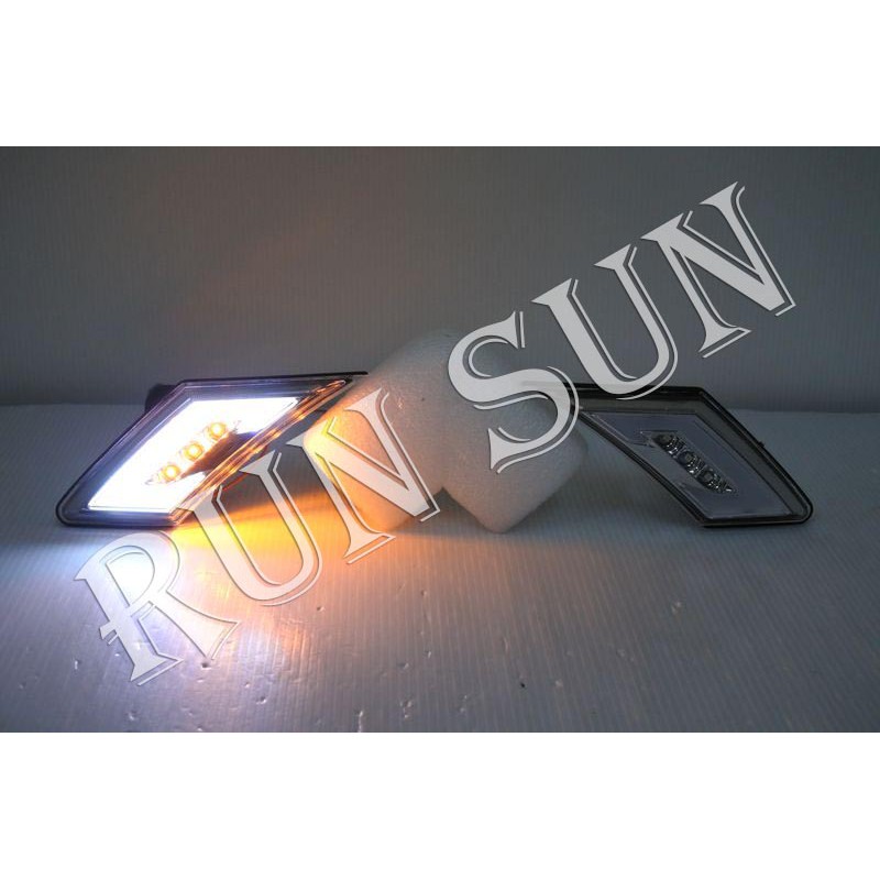 ●○RUN SUN 車燈,車材○● 全新 GT86 FT-86 SUBARU PRZ LED C型晶鑽電鍍 葉子板 側燈