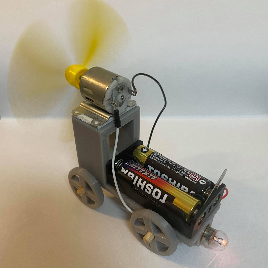 3D列印 科學小製作 原廠 DIY風力車 小學 手工益智玩具 科學實驗