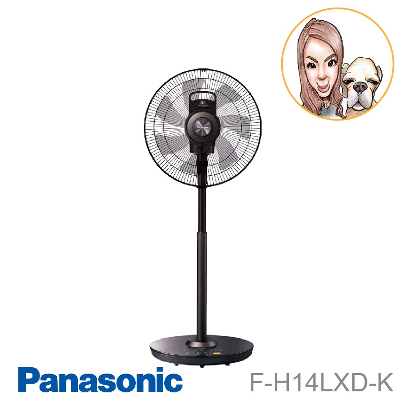 Panasonic國際牌 14吋 nanoeX溫感DC遙控立扇 F-H14LXD-K