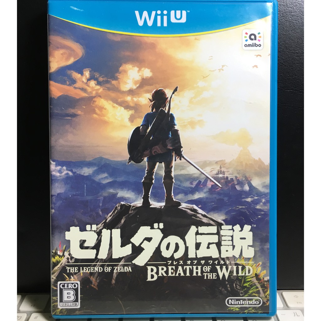 【阿杰收藏】薩爾達傳說 荒野之息【WiiU中古】日版 日文版 二手 遊戲