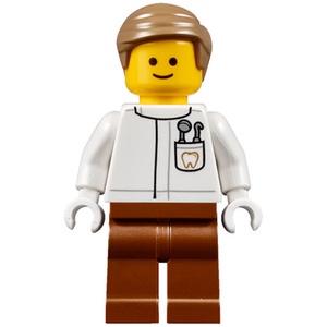 LEGO 樂高 人偶 10255 牙醫 Dentist twn272