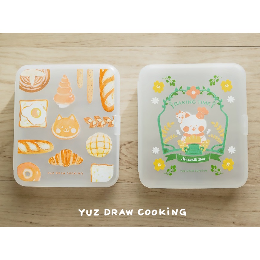 A6霧面收納盒-芽米麵包屋系列 [共兩款]-Yuz Draw Cooking