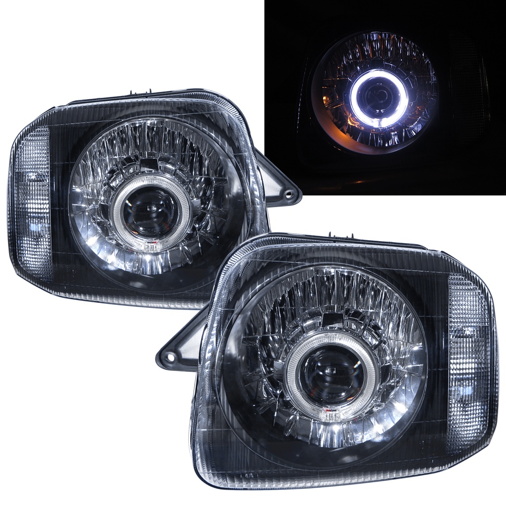 卡嗶車燈 適用 SUZUKI 鈴木 JIMNY Wide Sierra 98-18  光導LED光圈 魚眼 大燈