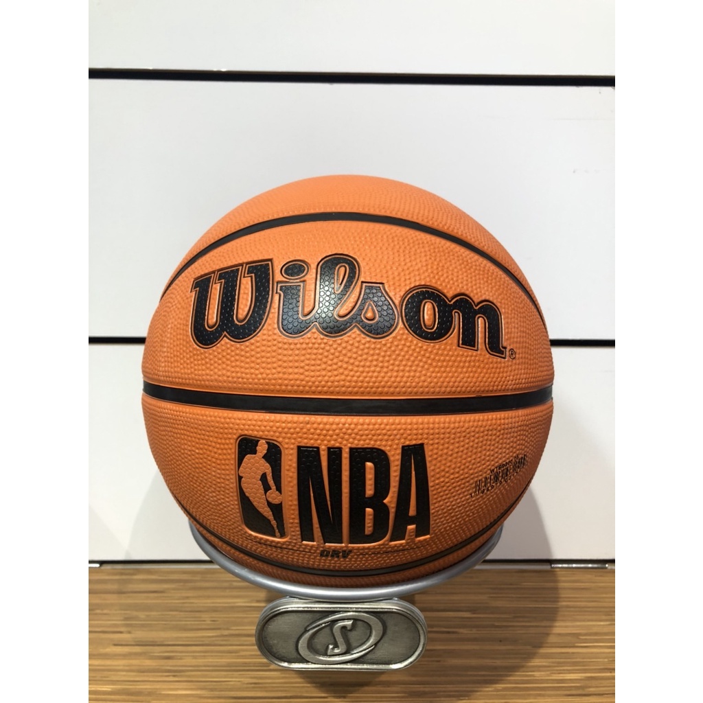 【清大億鴻】Wilson NBA Logo DRV 五號籃球 橡膠 室外 兒童 耐磨 控球佳 橘色WTB9300XB05