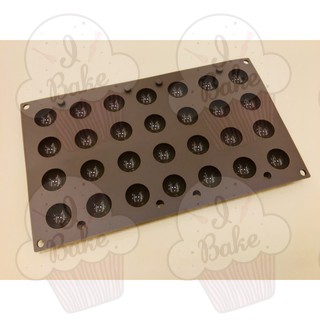 ＊愛焙烘焙＊ AHA 2.5cm 半圓矽膠模 28連 半圓球 矽膠模 蛋糕模 果凍模 巧克力模 布丁模 5102 一法