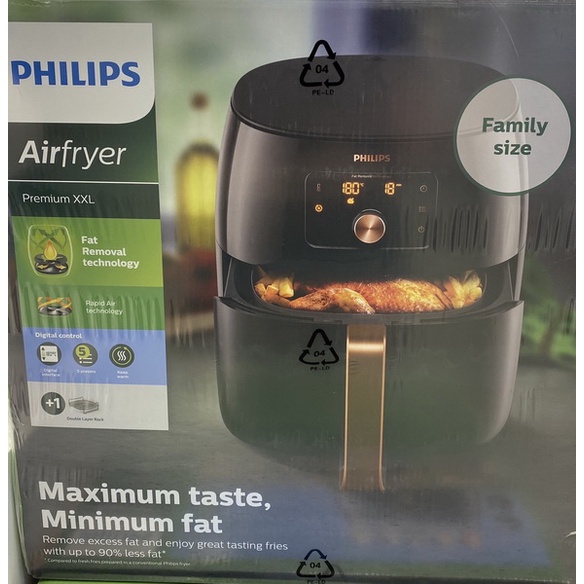飛利浦PHILIPS健康氣炸鍋 HD9742玫瑰金/XXL高規版 HD9651黑金色全配組 全新公司貨 保固 可自取 蝦皮購物