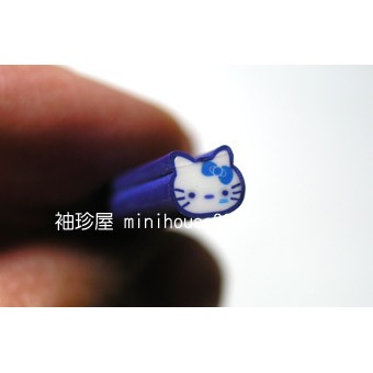 【袖珍屋】點心條軟陶-藍貓咪(F1257A0040)