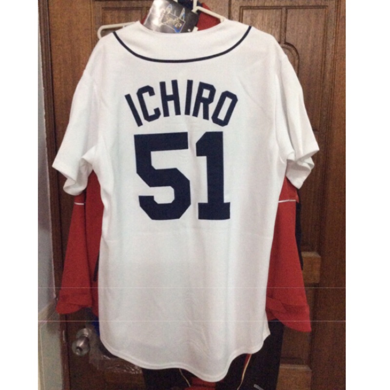 MLB ICHIRO 鈴木一朗 西雅圖水手隊 棒球衣 Majestic