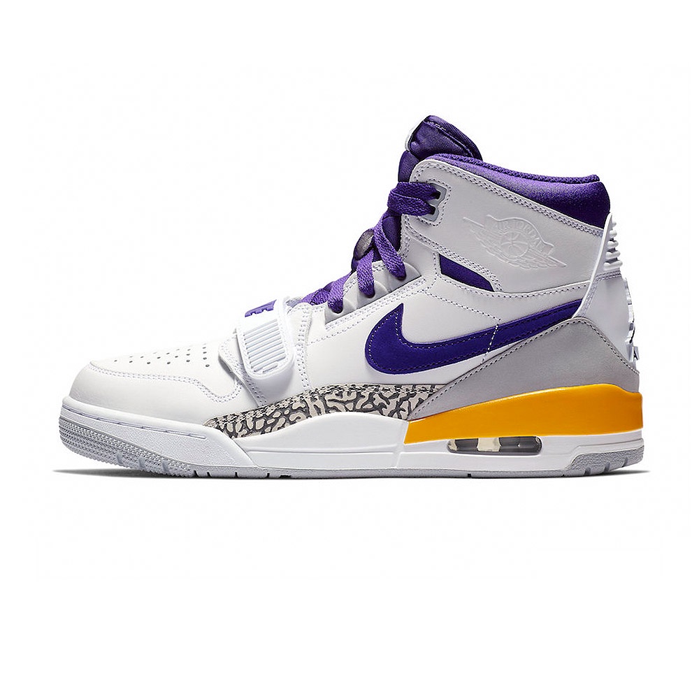 Nike Jordan Legacy 312 男 白紫黃 湖人 休閒 運動 籃球鞋 AV3922-157