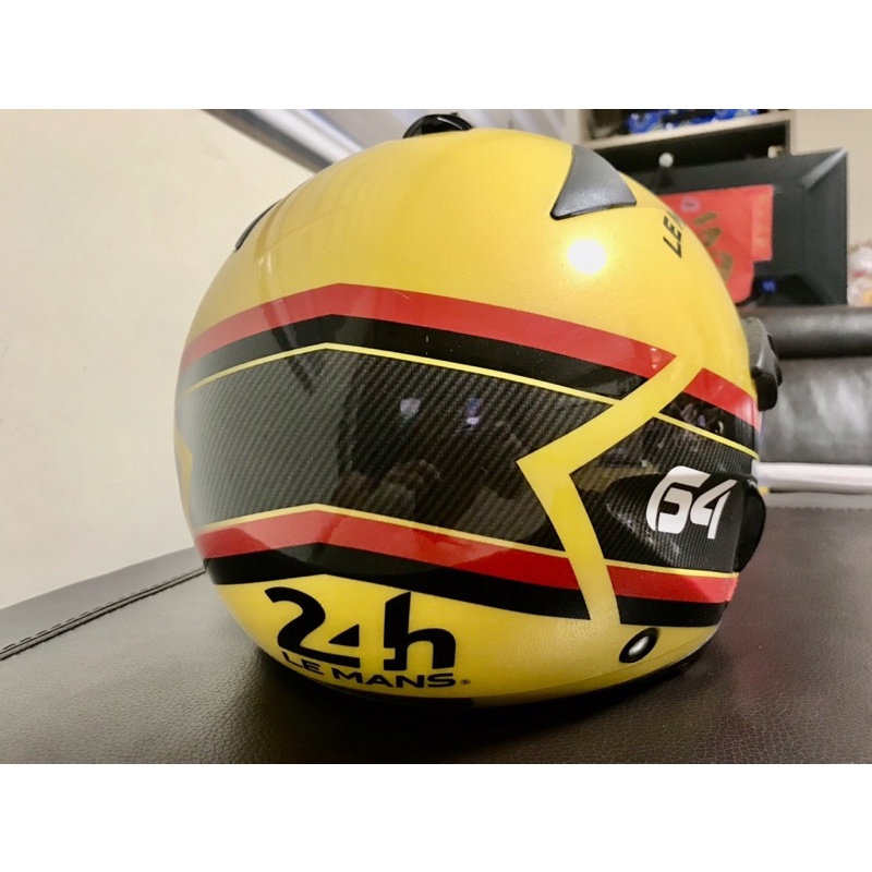 全新品 24h Le Mans 利曼 24小時 耐力賽 經典紀念安全帽 3/4半罩安全帽 四分之三罩