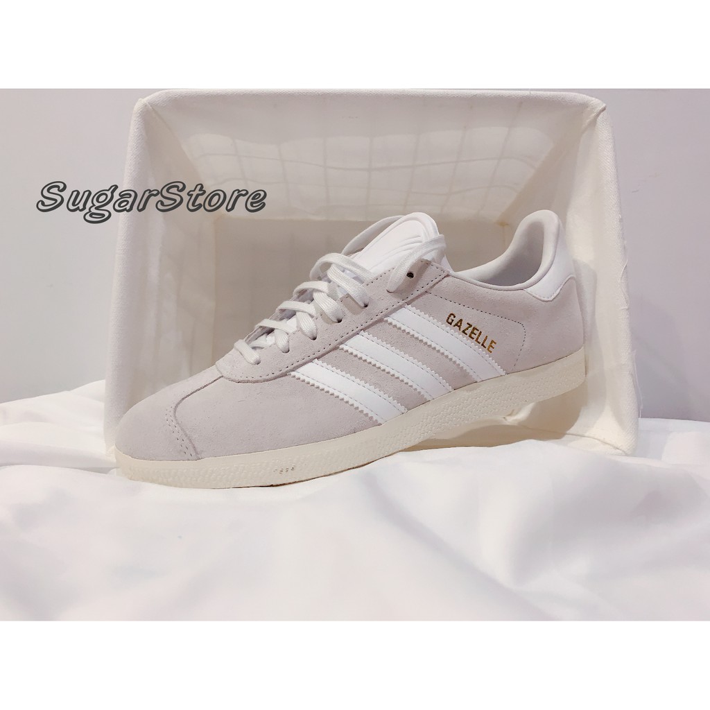 Sugar Studio 現貨adidas Originals Gazelle 白灰白色基本款cq2799 蝦皮購物