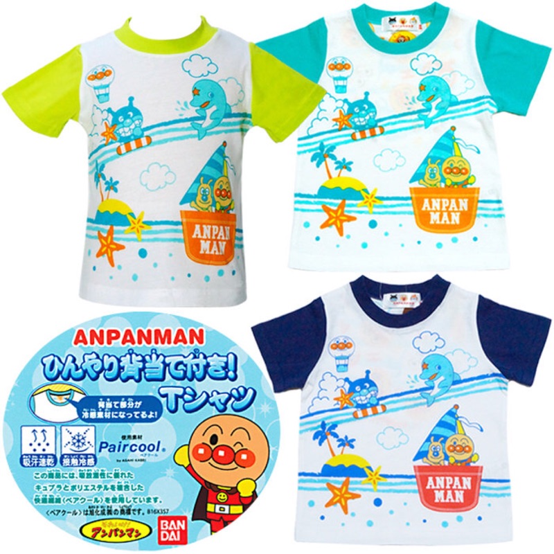 麵包超人 Anpanman 夏季新款 涼感短袖T恤-滑水道款（日本直送，正版商品）
