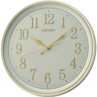 《 精準鐘錶 》日本 精工 SEIKO 3D立體數字簡約 靜音 時鐘 掛鐘 QXA798 QXA798W