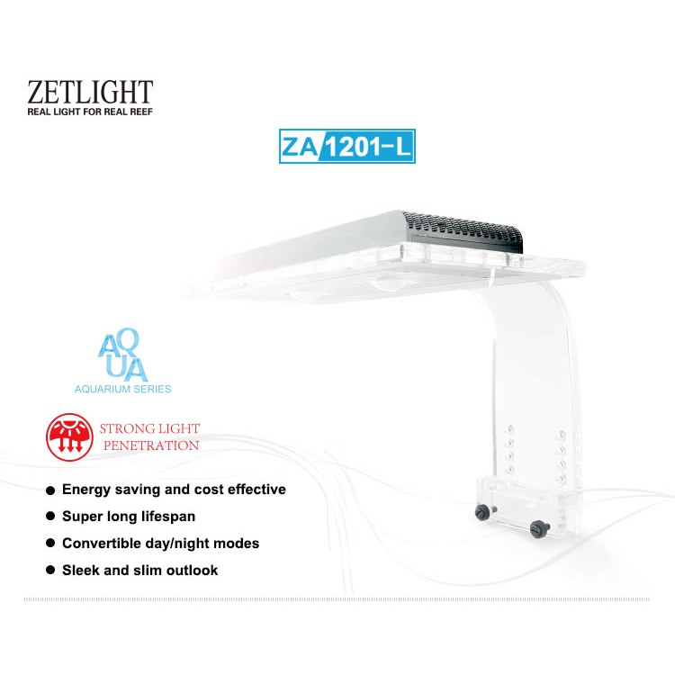 ＊海葵達人＊ZETLIGHT海水專用ZA1201-L可控加強版4色LED夾燈(16W)*免運~可貨到付款*