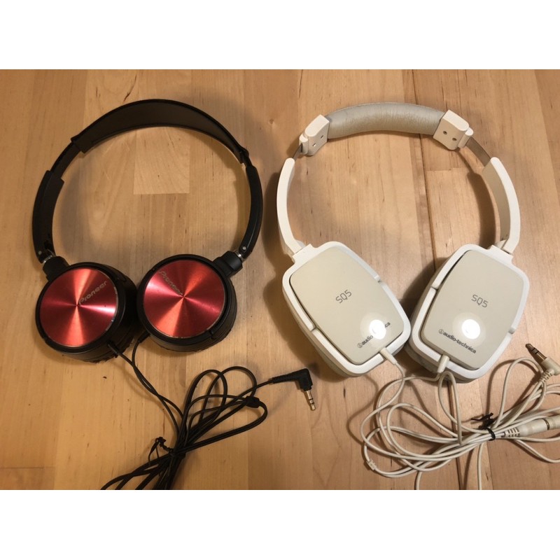 audio-technica鐵三角SQ5+Pioneer先鋒SE-MJ541耳罩式耳機