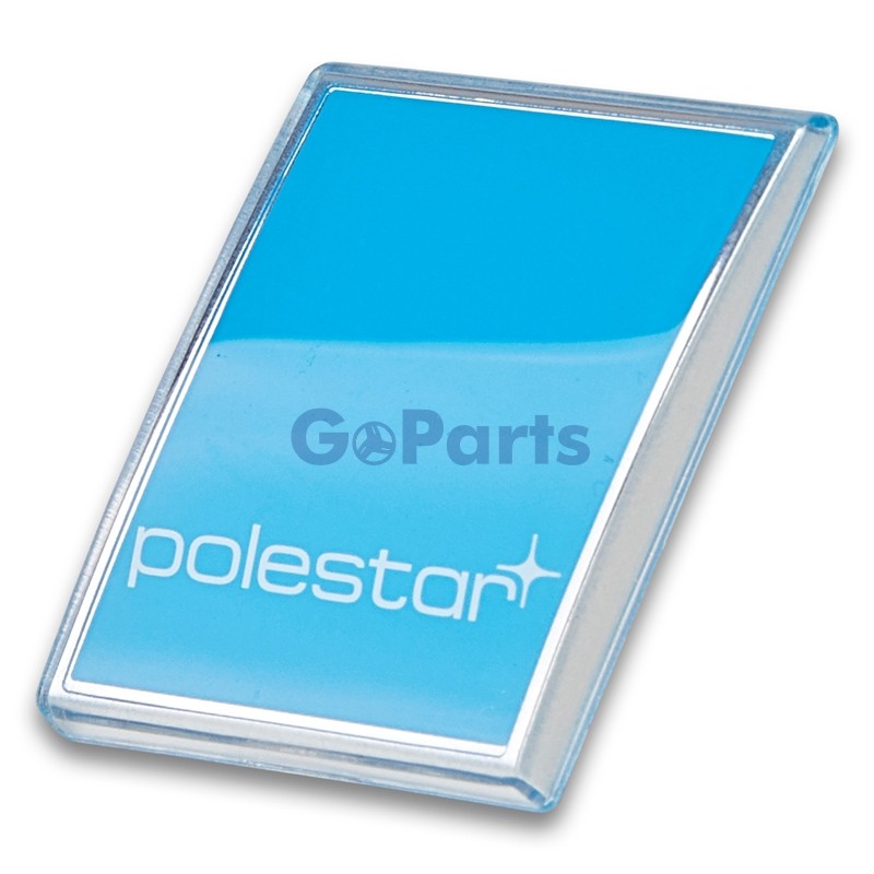 [GoParts] Volvo Polestar 原廠 藍色 北極星 車尾 斜標 貼紙 logo
