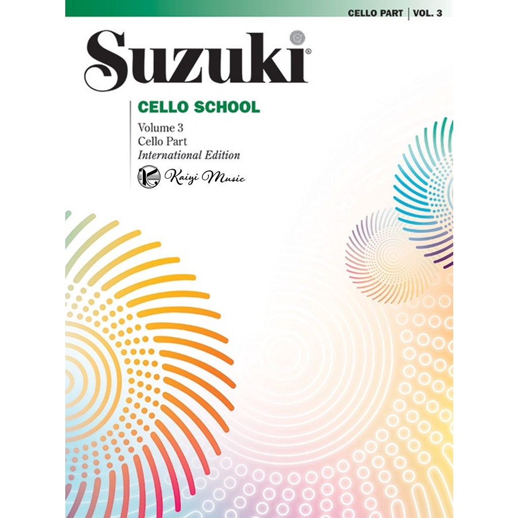 【凱翊 | AF】鈴木 大提琴教本第3冊 Suzuki Cello School Part Vol.3