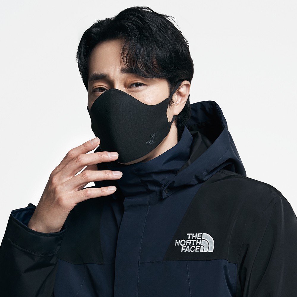 帝安諾 -實體店面 THE NORTH FACE TNF EX MASK 北臉 口罩 束繩 logo 蘇志燮 黑