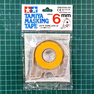 TAMIYA 田宮模型工具 遮蓋膠帶附膠臺 寬6mm 87030