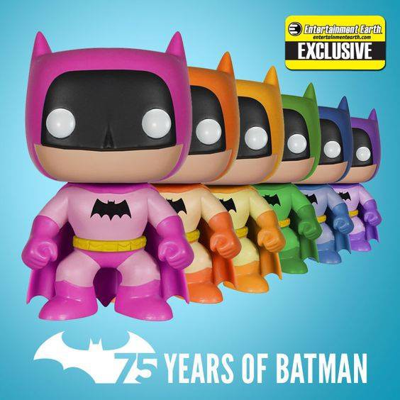 Artlife ㊁ FUNKO POP BATMAN RAINBOW 蝙蝠俠 彩虹色 6入 美國限定 EXCLUSIVE