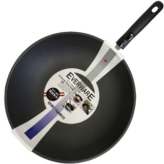 臺灣製造 EVERWARE手工鑄造鐵鏟專用不沾深型炒鍋 30CM/33cm/36cm/39cm(單把) 炒鍋