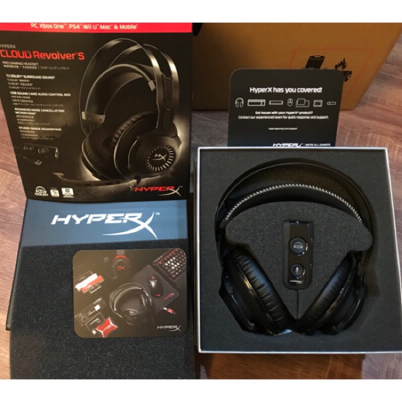 7折專業電競首選 實況組愛用 Hyperx Cloud Revolver S 杜比7 1虛擬環繞音效電競耳機 蝦皮購物