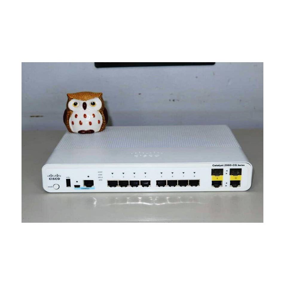 CISCO WS-C2960CG-8TC-L 無風扇 靜音