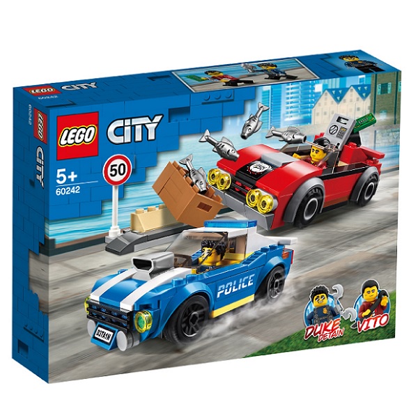 【台南 益童趣】LEGO 60242 城鎮系列 警察高速公路追捕戰 City