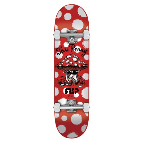 Flip Penny Dots Red 8.13" 整組板/滑板《Jimi Skate Shop》