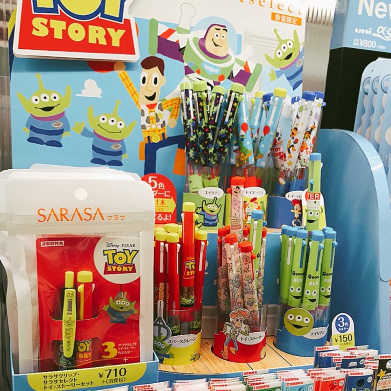 日本🇯🇵現貨 SARASA x 玩具總動員 聯名 3色筆+單色筆 組合包