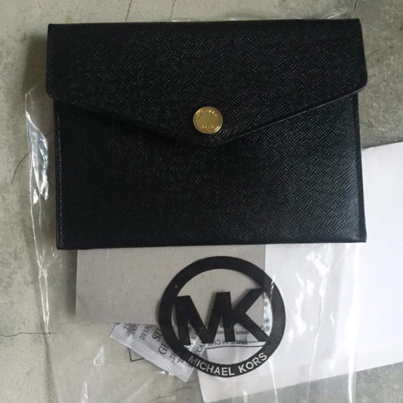 MK MICHAEL KORS 黑色小皮夾、名片夾