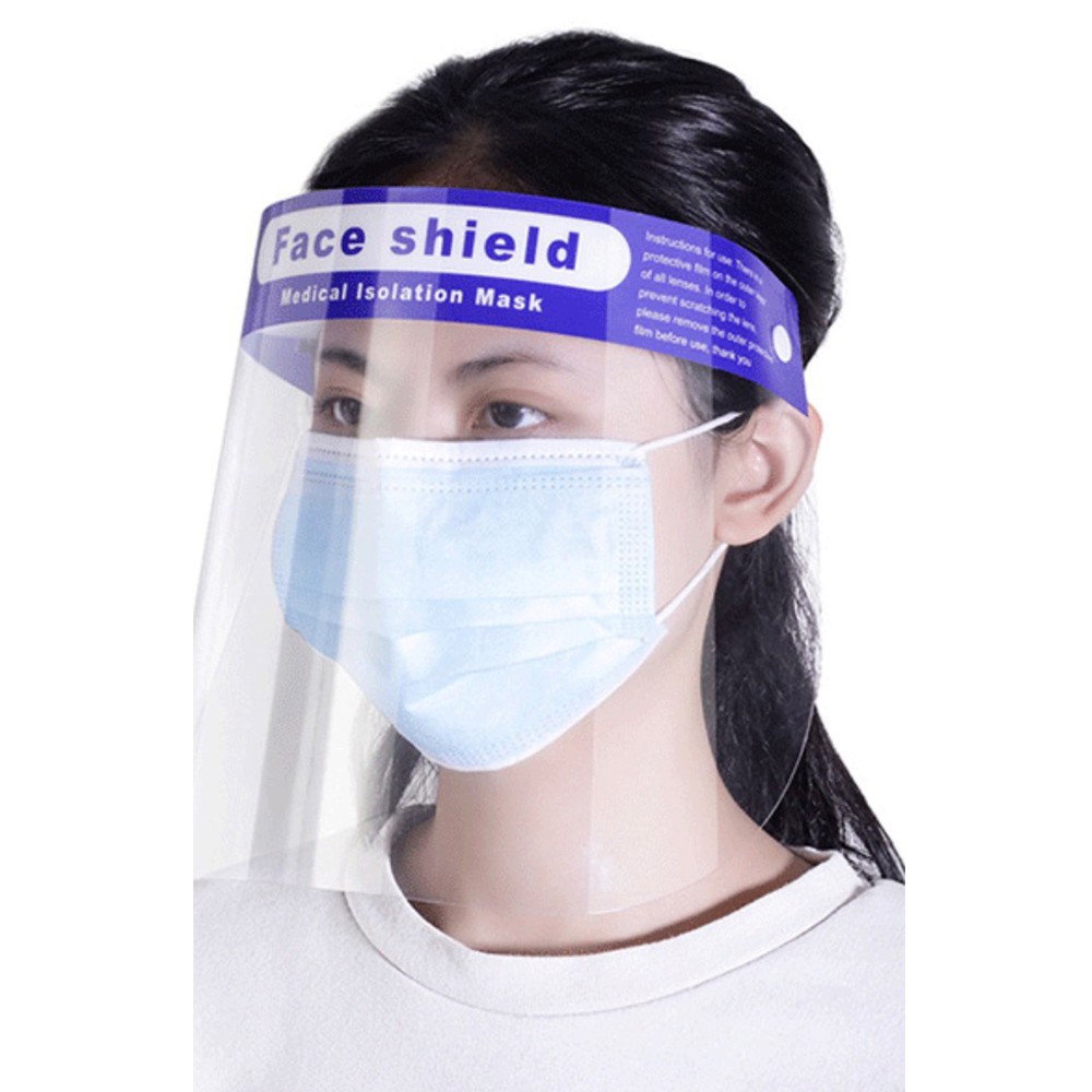 防疫防飛沫防護面罩-防疫必備神器