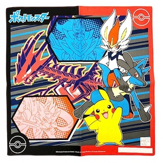 【胖兔兒精選】日本製 神奇寶貝 手帕 POKEMON 傳說寶可夢 蒼響 無極汰那 精靈寶可夢 純棉 開學 幼稚園 國小