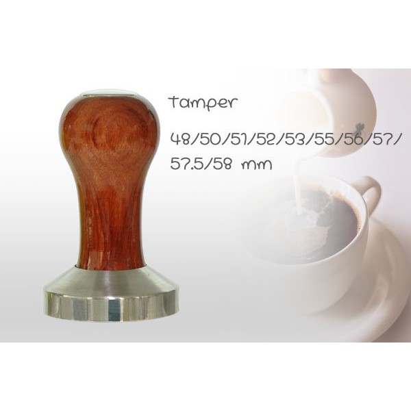 爍咖啡 Tiamo 木柄填壓器 Φ50/51/58mm  HG2538 義式咖啡機專用 填壓器