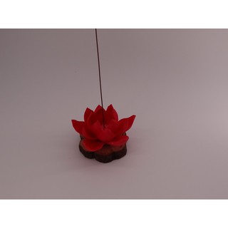 [AB-706] 陶瓷純手工彩色大蓮花 檀香 錐塔香 沉香 線香 花插養生觀賞線香臥香爐