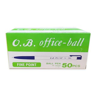 O.B.100 自動原子筆 (0.7mm) 油性 整盒 自動原子筆 按壓式原子筆【久大文具】0176